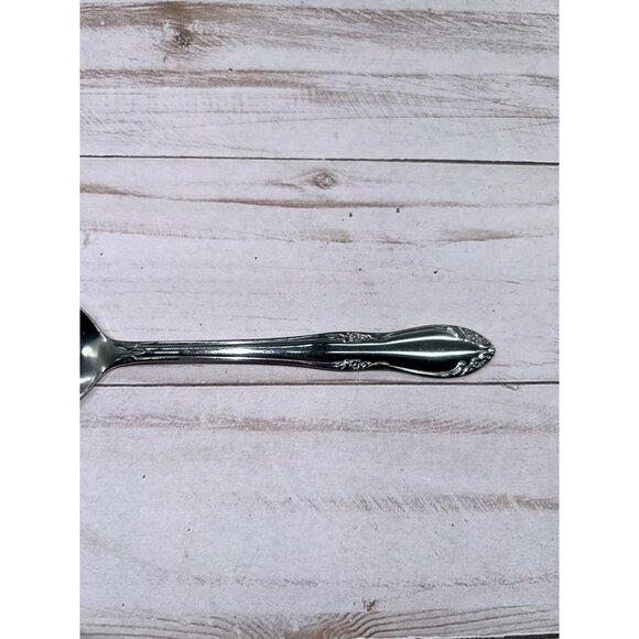 Oneida Mansfield Teaspoon Stainless Silverware Lot of 4 Replacement Floral 6" - Picture 6 of 9